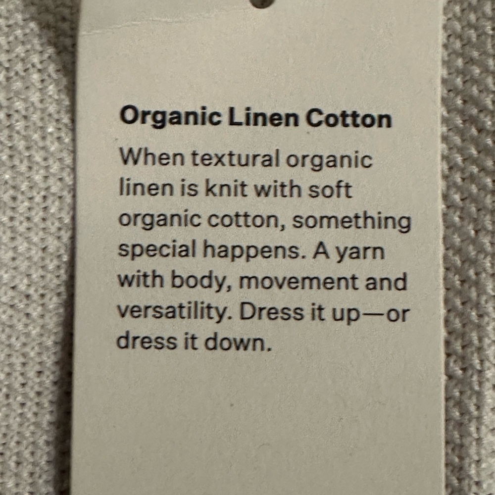 NWT  Eileen Fisher Organic Linen Blend Open Front Cardigan - Picture 10 of 12